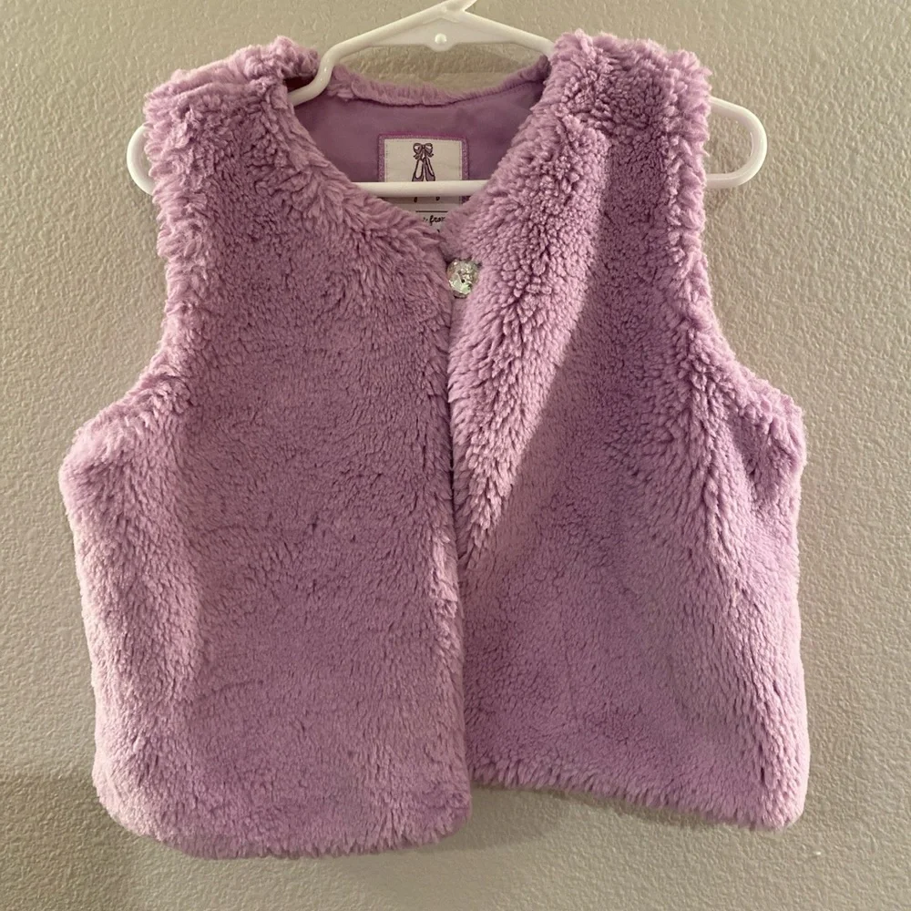 Lot Of‎ 3 Gymboree Vests Girls 5/6 Vests 2016 Butterfly Ballerina Faux Fur